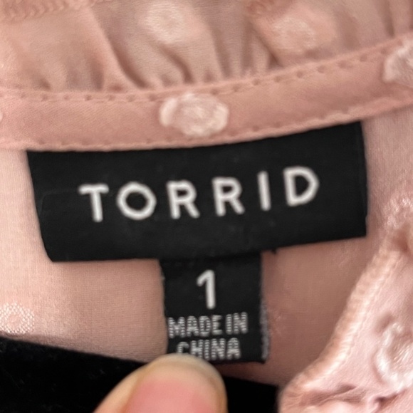 Torrid Top 14 Pink Chiffon Swiss Dot Tank Feminine Coquette Mature Ballerina 80s - Picture 3 of 15